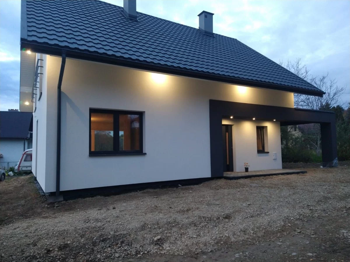 Nowoczesny dom działka 10a