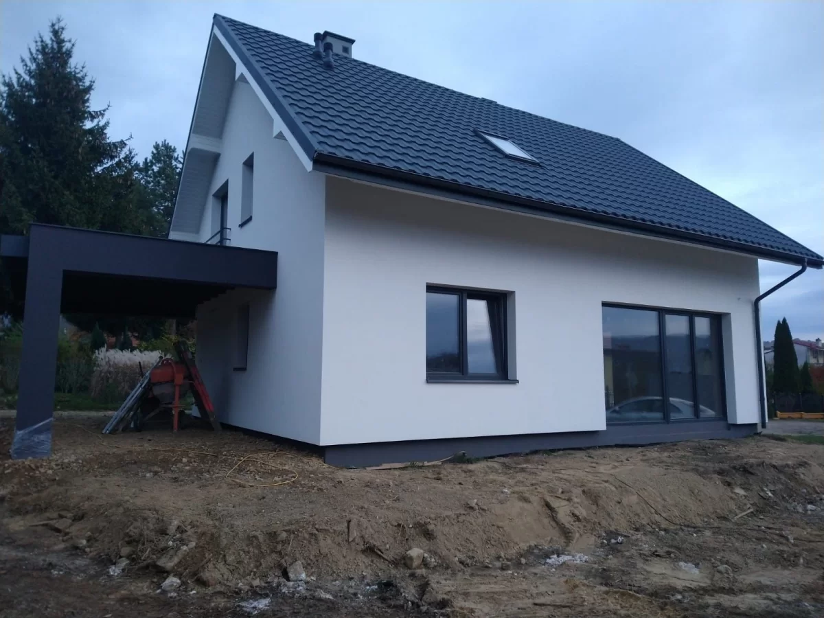 Nowoczesny dom działka 10a