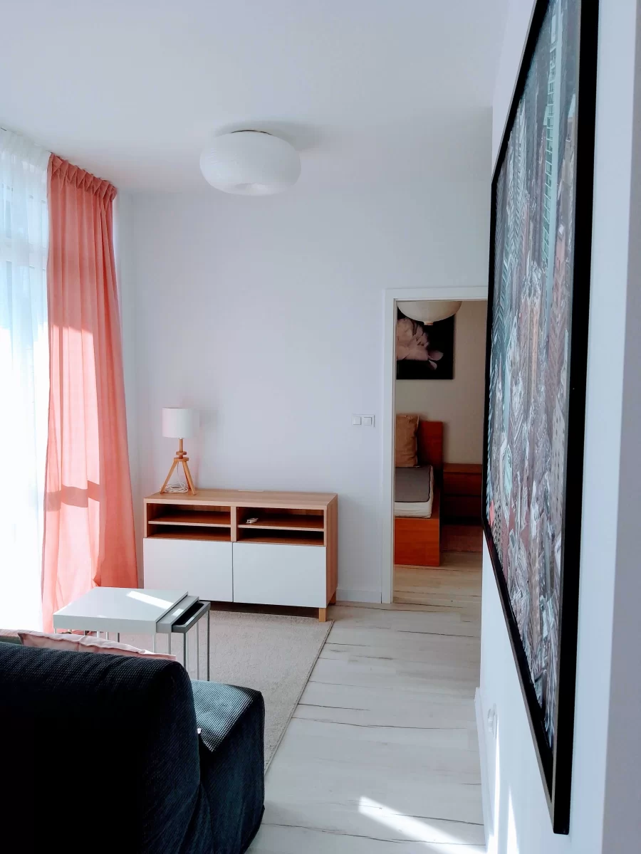 Mieszkanie do wynajęcia, dwupokojowe z balkonem, umeblowane