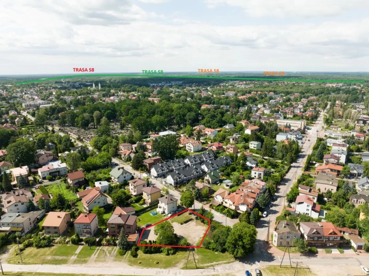 Sprzedam działkę Kobyłka Słowackiego centrum PKP