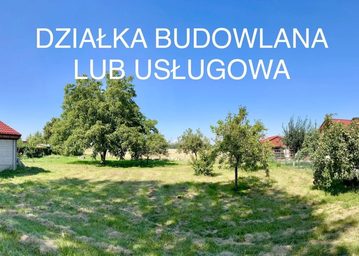 Sprzedam Działka Budowlana lub Usługowa / MPZP / Super Cena !