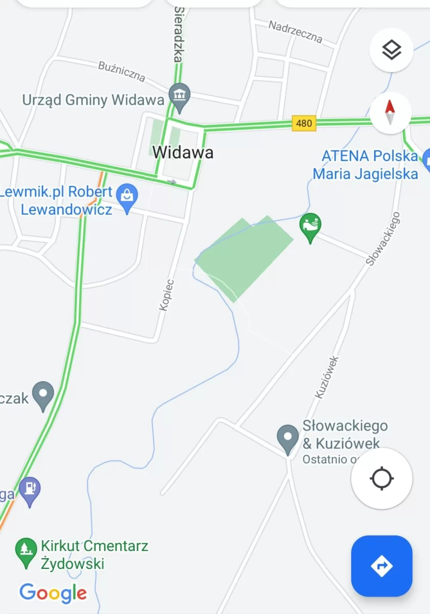 Sprzedam Działki budowlane WiDAWA Działka budowlana