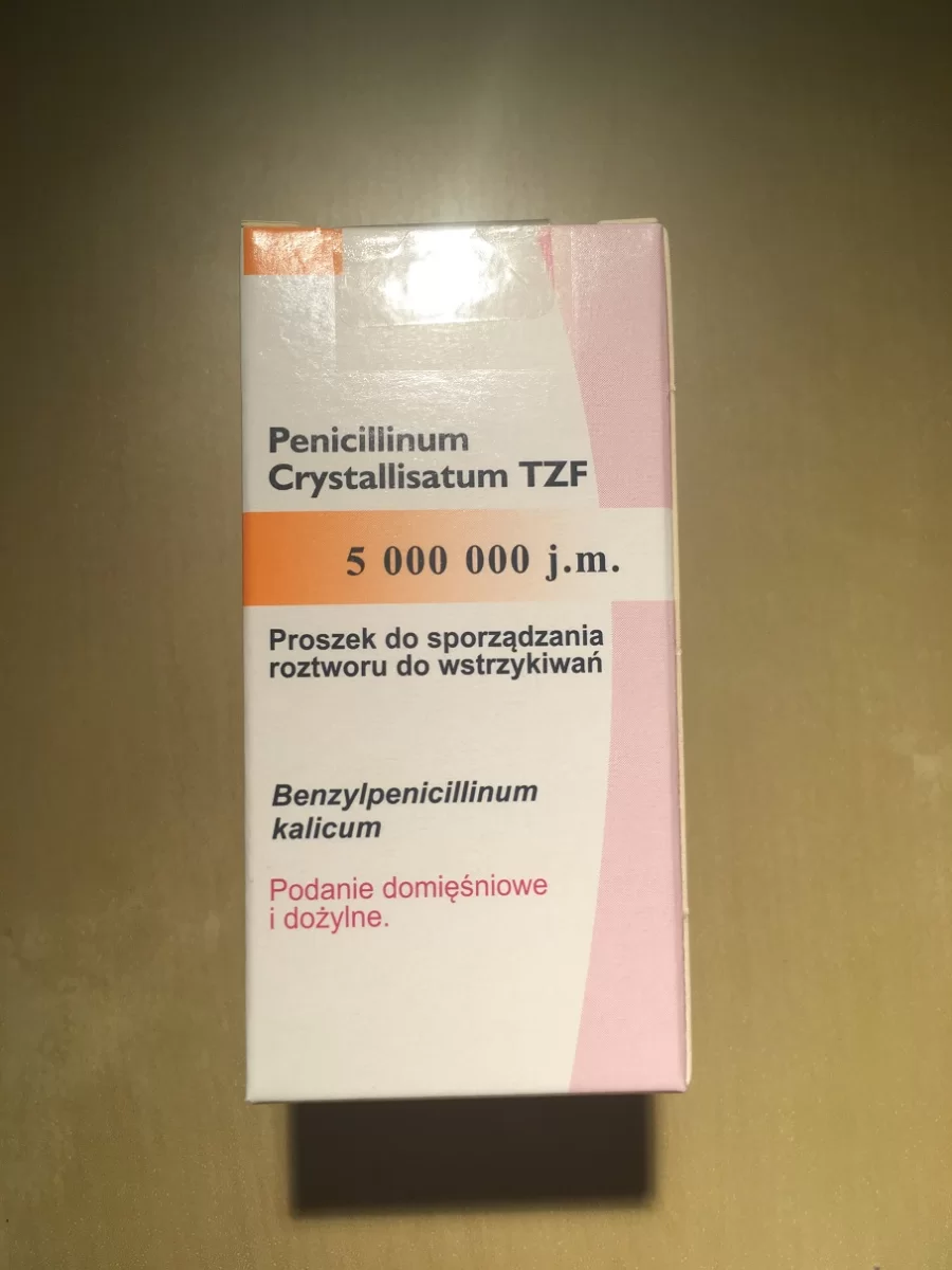 PENICILLINUM CRYSTALLISATUM TZF 5 000 000 j.m.
