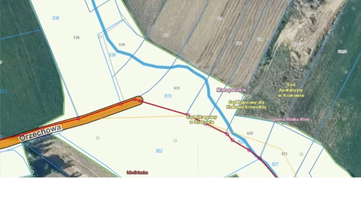 Sprzedam działkę 3 Km od Krakowa, Tomaszowice pow. 1100 m2