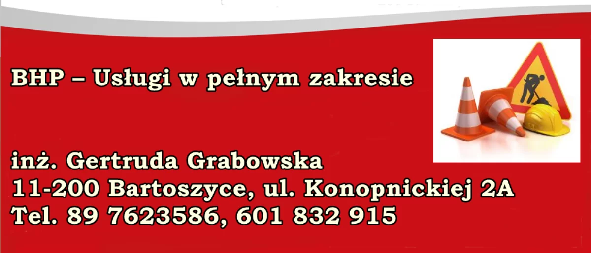 Szkolenia BHP, ppoż., HACCAP, postępowania powypadkowe