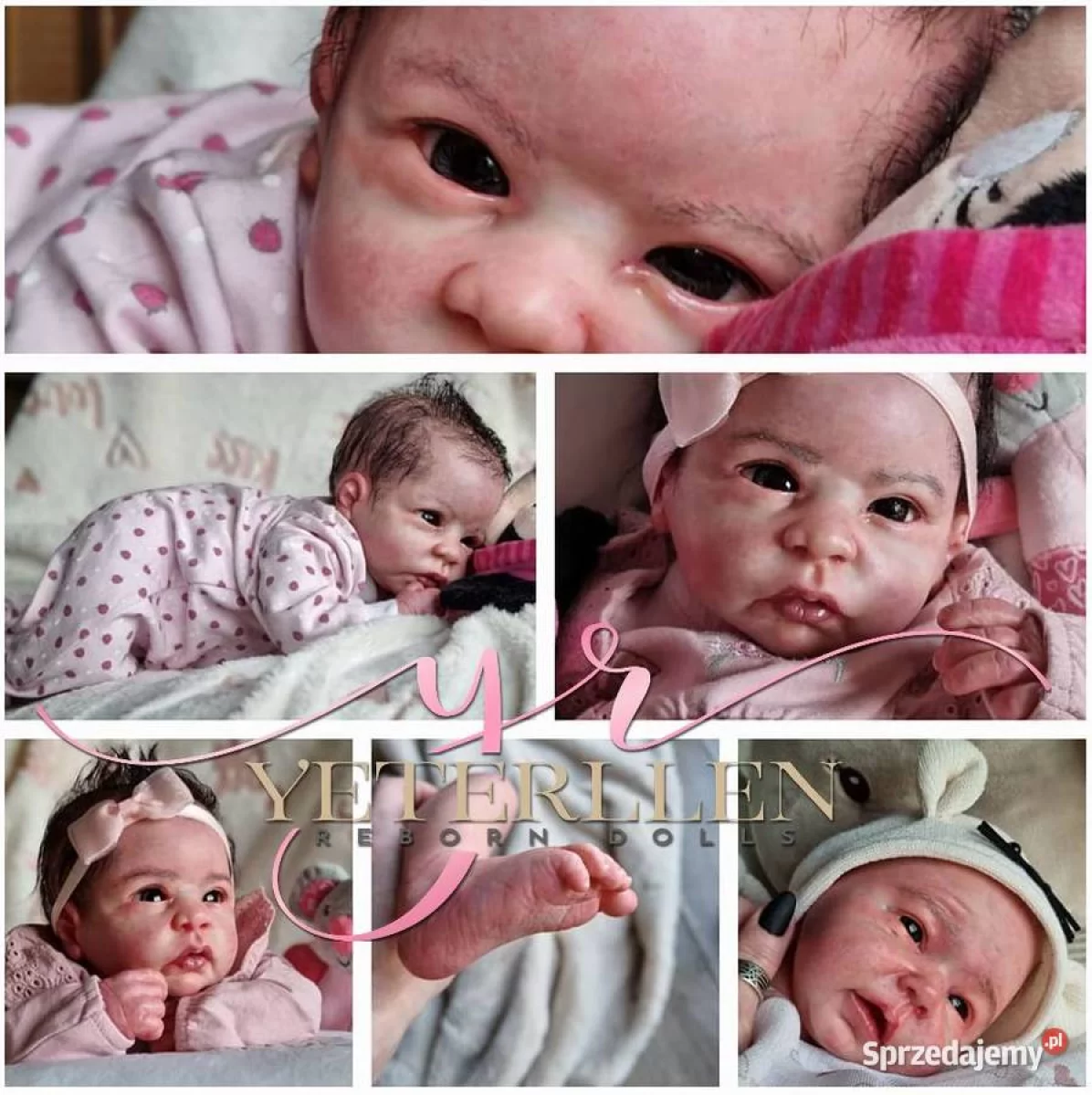 Realistyczna lalka Reborn, Chloe od Yeterllen-Aneta Biegun