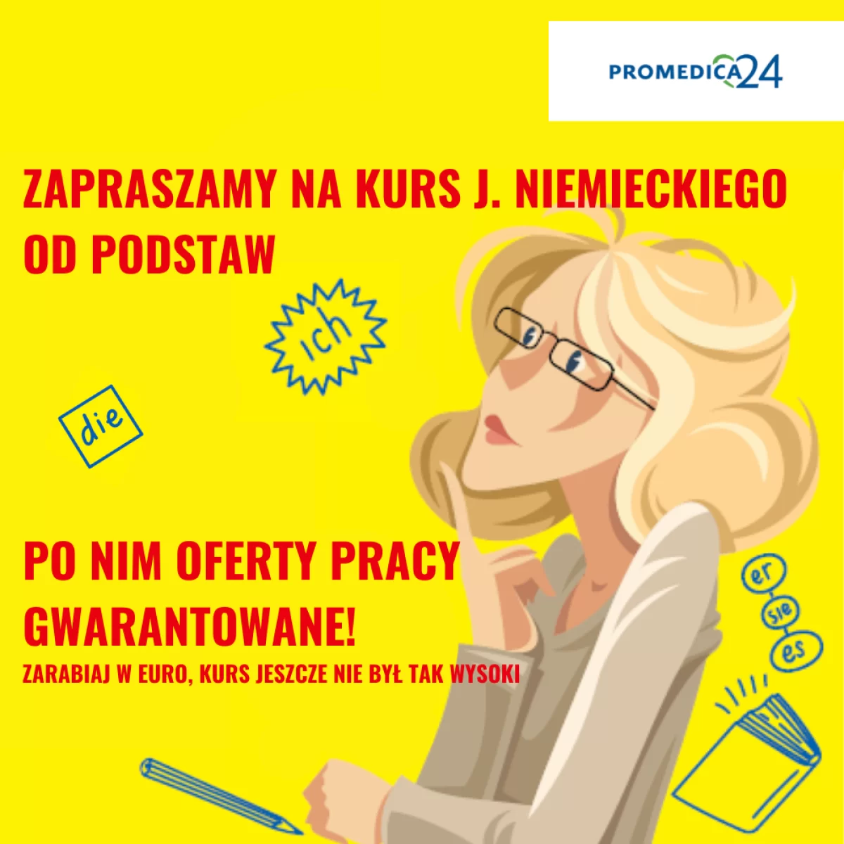 Zapisz się na kurs niemieckiego i wyjedź jako Opiekun Seniora!