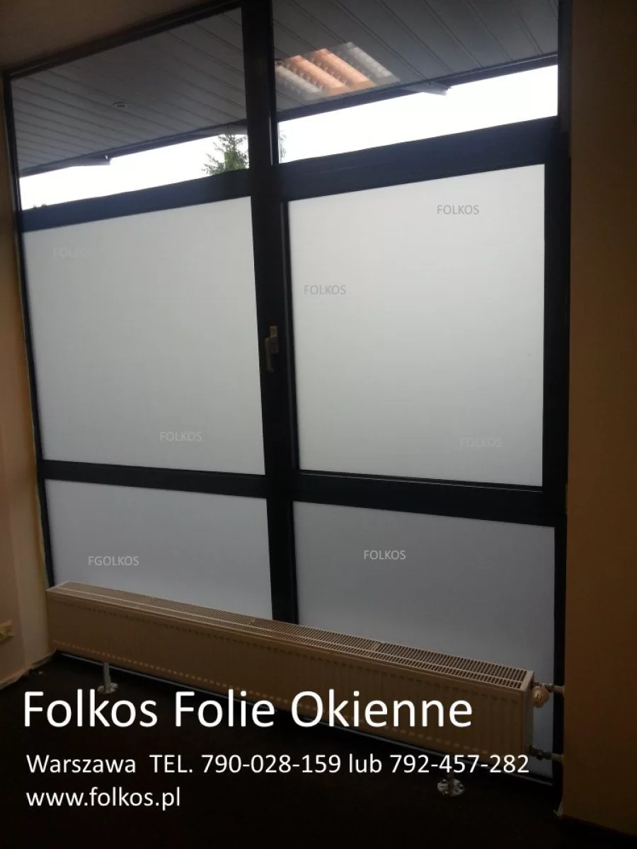 Folie okienne Warszawa Janki, Nadarzyn, Żabia Wola, Tarczyn, Mszczonów, Żyrardów....oklejanie szyb folią -Folkos folie okienne