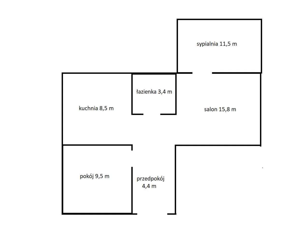Sprzedam Mieszkanie 53 m2, 3 pokoje, parking, Olsztyn