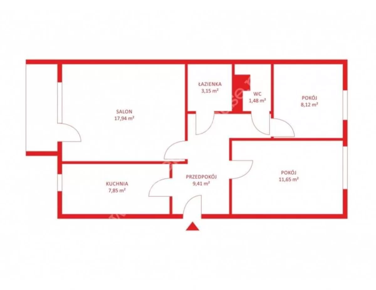 Mieszkanie na sprzedaż Rumia 59.6m²