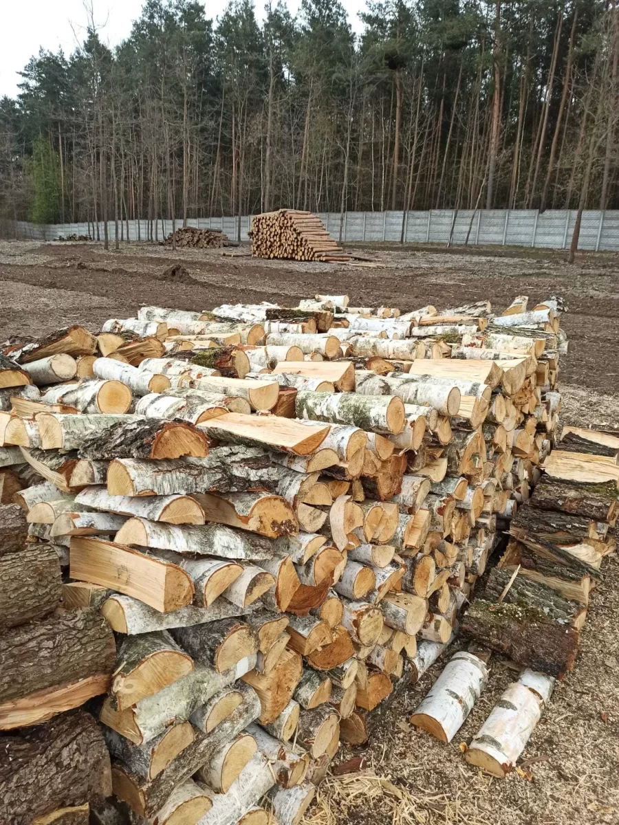 Drewno opałowe kominkowe BRZOZA DĄB OWOCOWE pocięte połupane układane