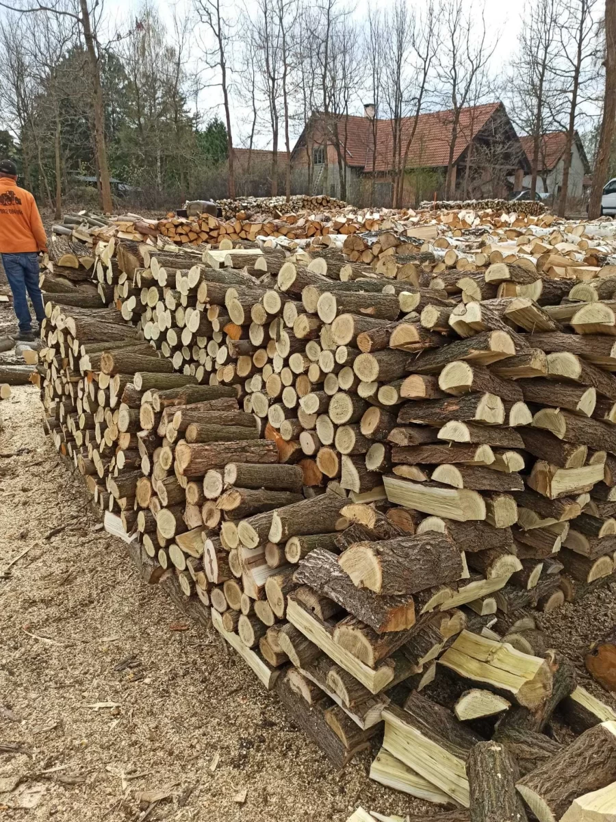 Drewno opałowe kominkowe BRZOZA DĄB OWOCOWE pocięte połupane układane