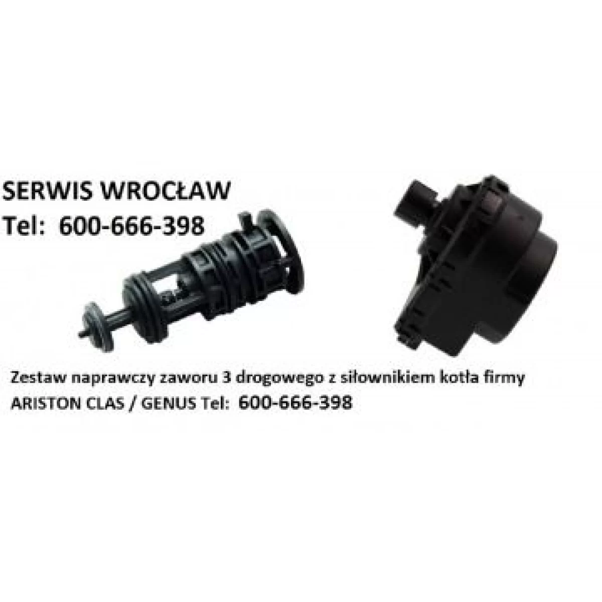 Zestaw naprawczy ARISTON clas siłownik zawór 3 drogowy silnik zaworu trzy drogowy
