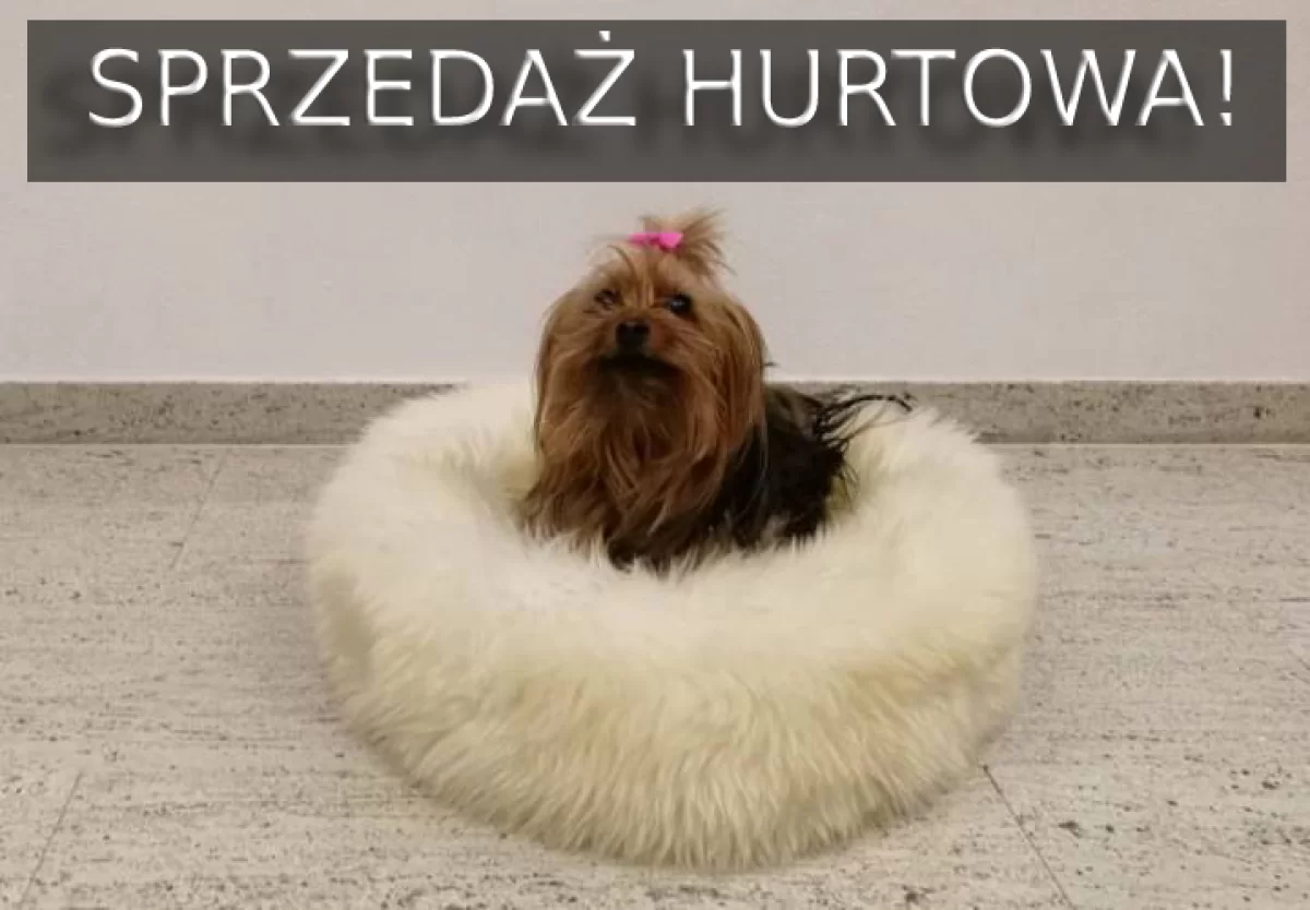 Legowisko dla zwierząt domowych Kojec Skóra owcza