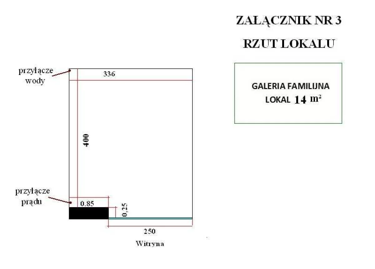 Wynajmę Lokal usługowy 14 m2, Galeria Familijna, Mosina-Krosno