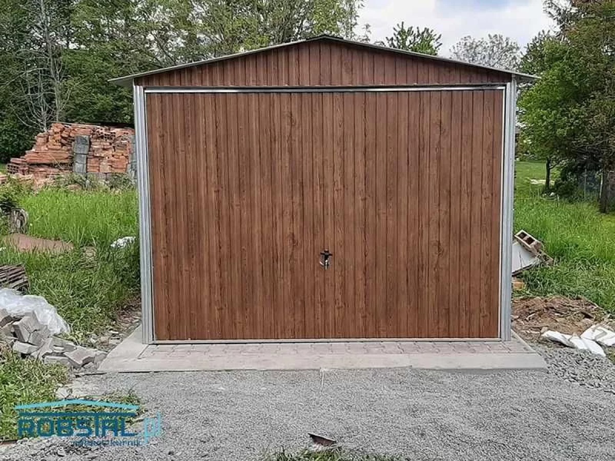 Garaż 3x6 drewnopodobny-montaż GRATIS!