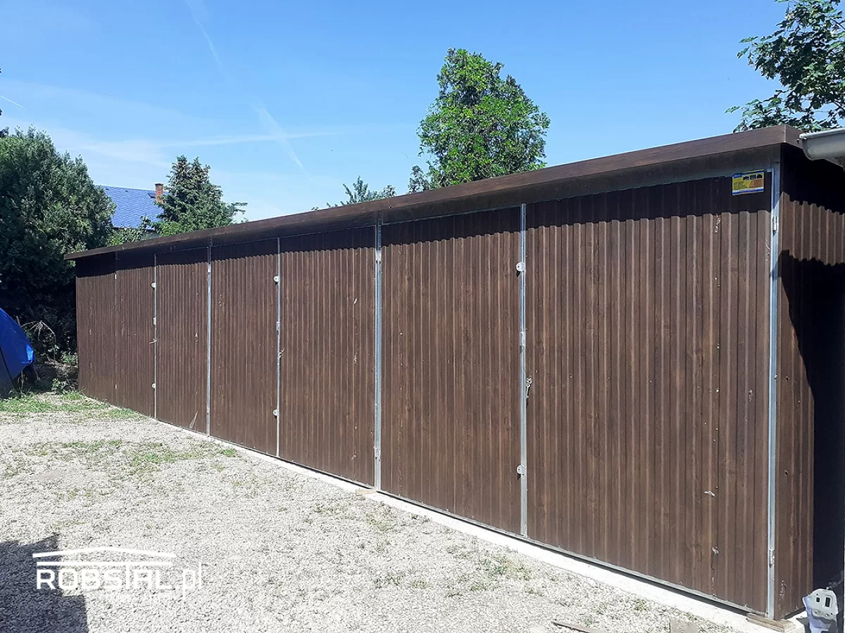 Garaż 3x6 drewnopodobny-montaż GRATIS!