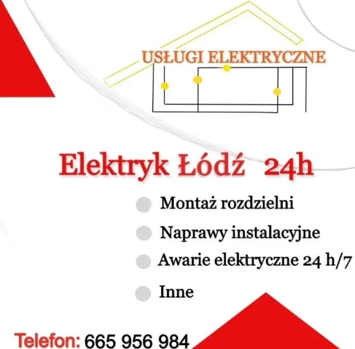 ELEKTRYK STRYKÓW I OKOLICE / AWARIE 24H / POMIARY / INSTALACJE / MONTAŻ / USŁUGI ELEKTRYCZNE