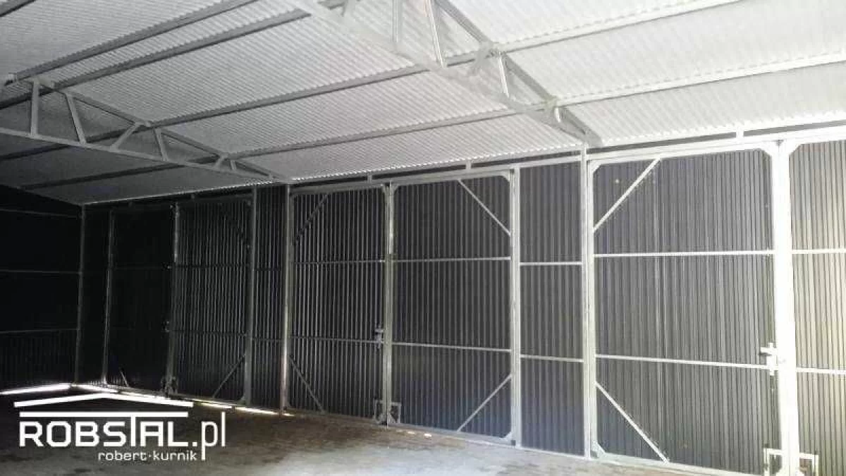 Hala 7x14 Konstrukcja PROFIL40x60-BTX7016 Grafit!