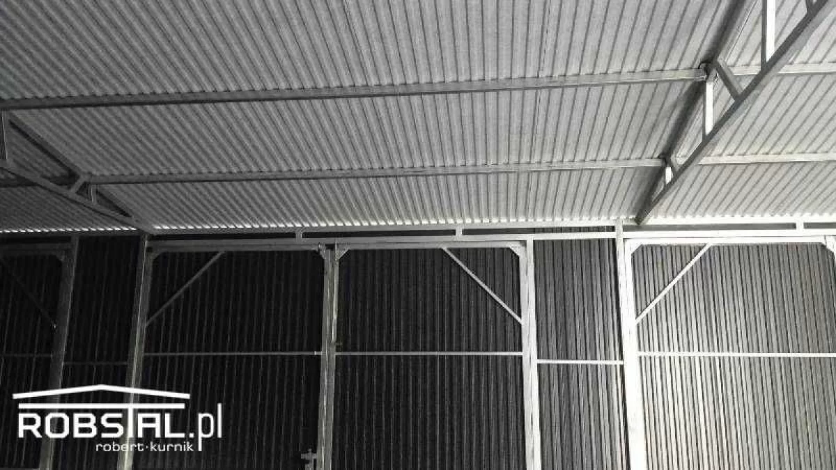 Hala 7x14 Konstrukcja PROFIL40x60-BTX7016 Grafit!