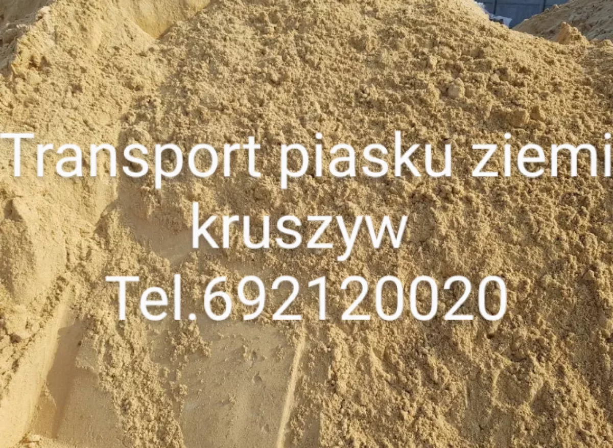Sprzedaż piasek transport Rzeszów