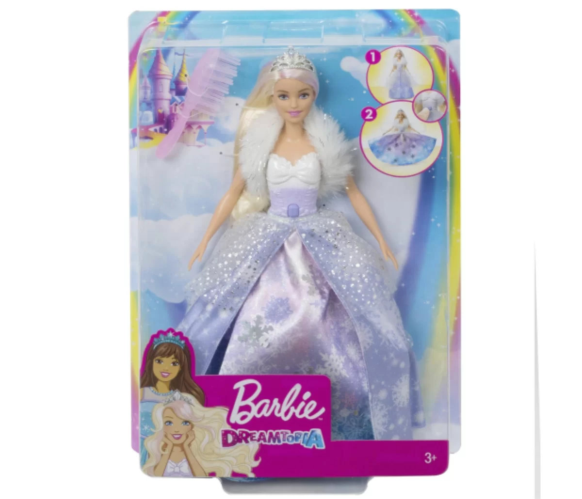 Lalka Barbie Księżniczka Lodowa magia