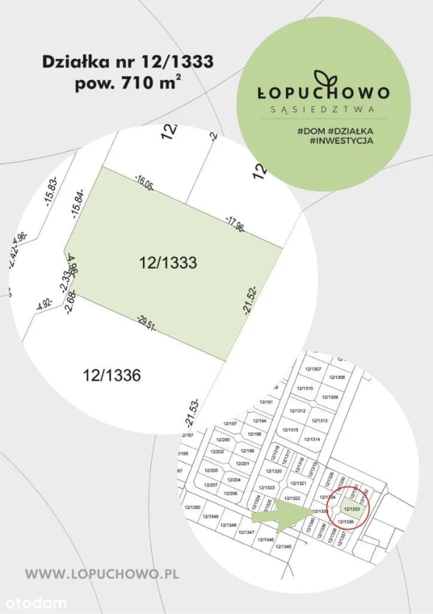 Sprzedam Działka budowlana na jeziorkiem Poznań MPZP, uzbrojone!