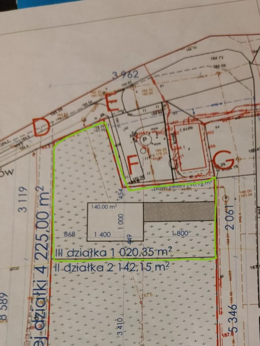 Działka budowlana na sprzedaż podbudowę 1000m2 ul.Goździkowa