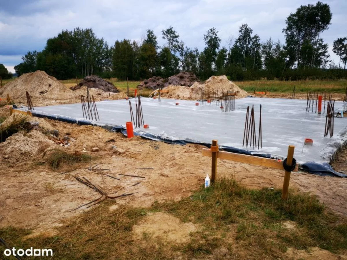 Sprzedam Działka budowlana z rozpoczęta budową, zrobione fundamenty Szczecin