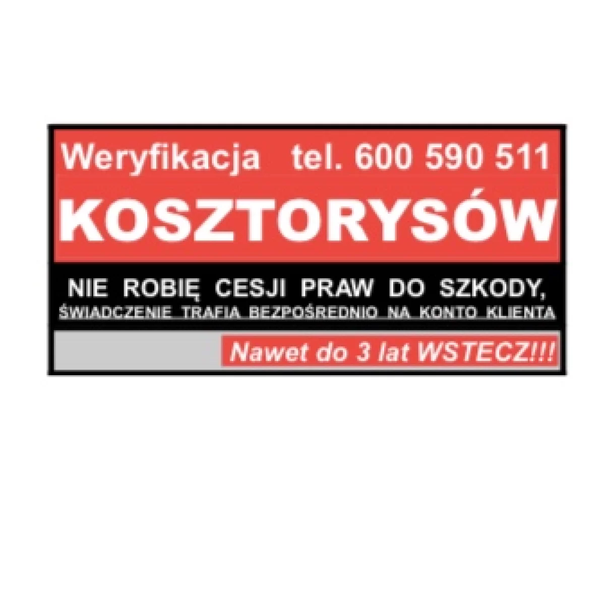 Weryfikacja kosztorysu naprawy! ZADZWOŃ 600 590 511; mail: odszk24@wp.pl