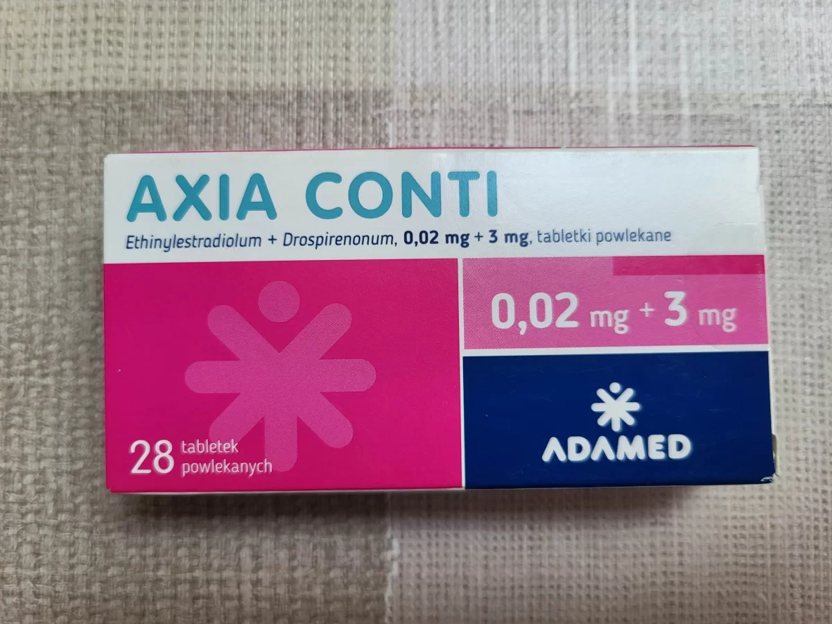 Axia Conti 0,02 mg + 3 mg 28 tabletek powlekanych