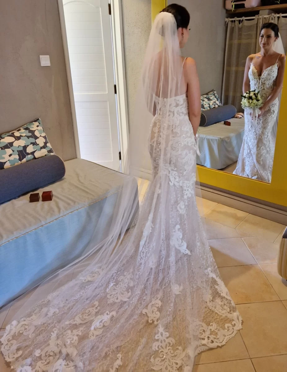 Suknia, sukienka ślubna rozmiar XS/S/M Maggie Sottero koronkowa rybka