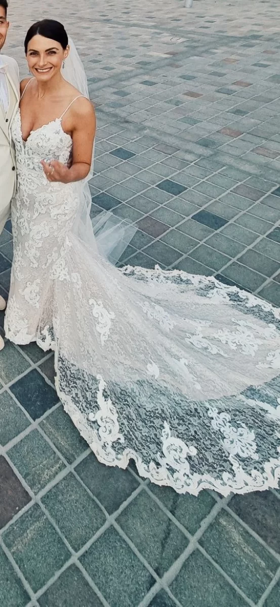 Suknia, sukienka ślubna rozmiar XS/S/M Maggie Sottero koronkowa rybka