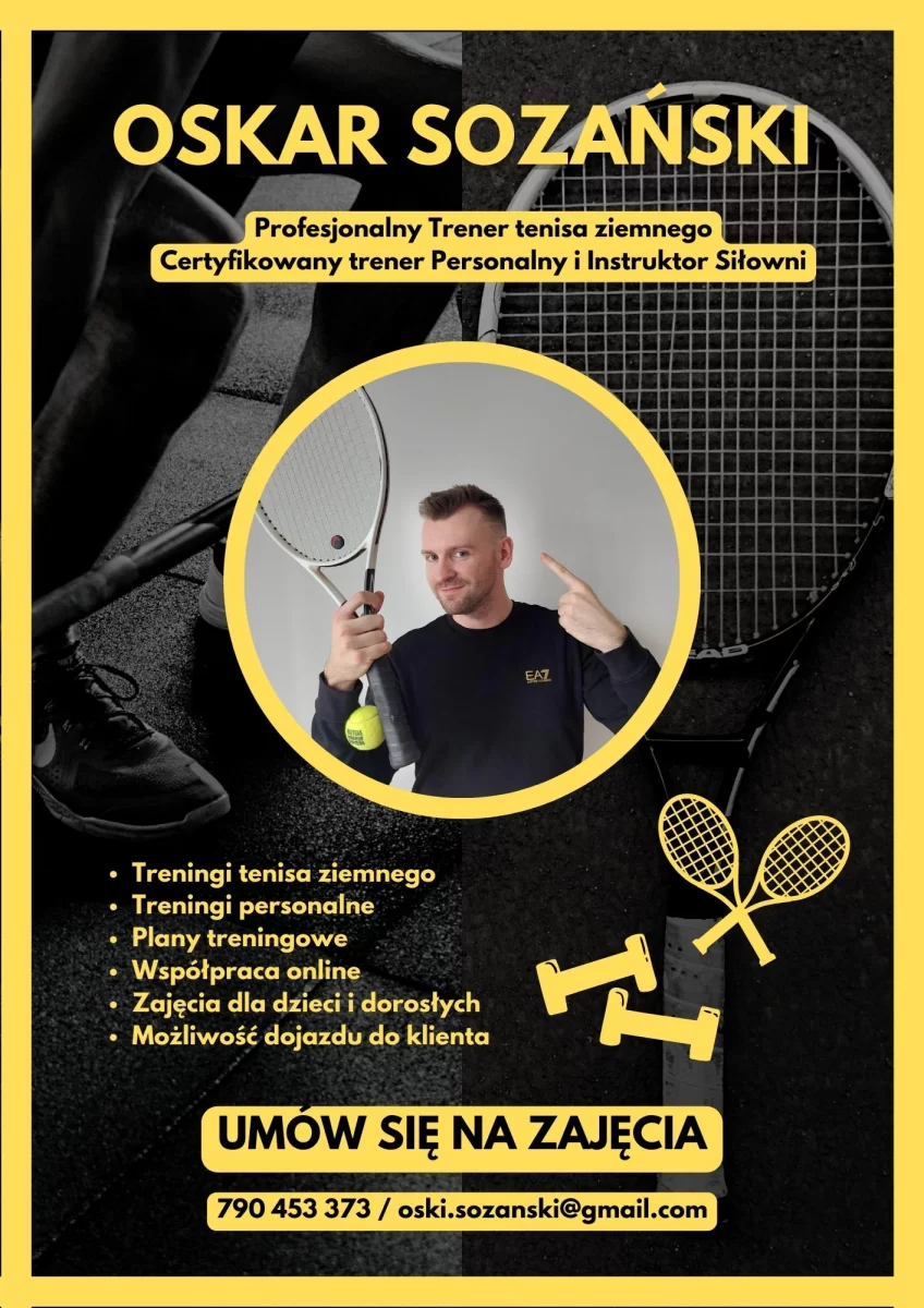 Trener Personalny i Trener tenisa ziemnego
