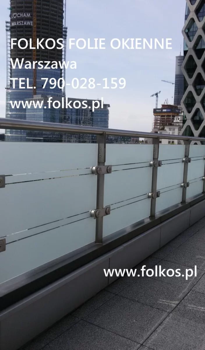 Oklejanie balkonów Błonie, Ożarów Mazowiecki, Warszawa, Pruszków....Folie matowe zewnetrzne na balkon -Oklejamy BALKONY