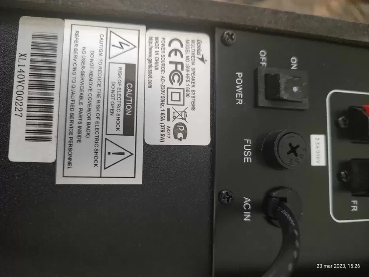 SW-HF 5.1 6000, zestaw