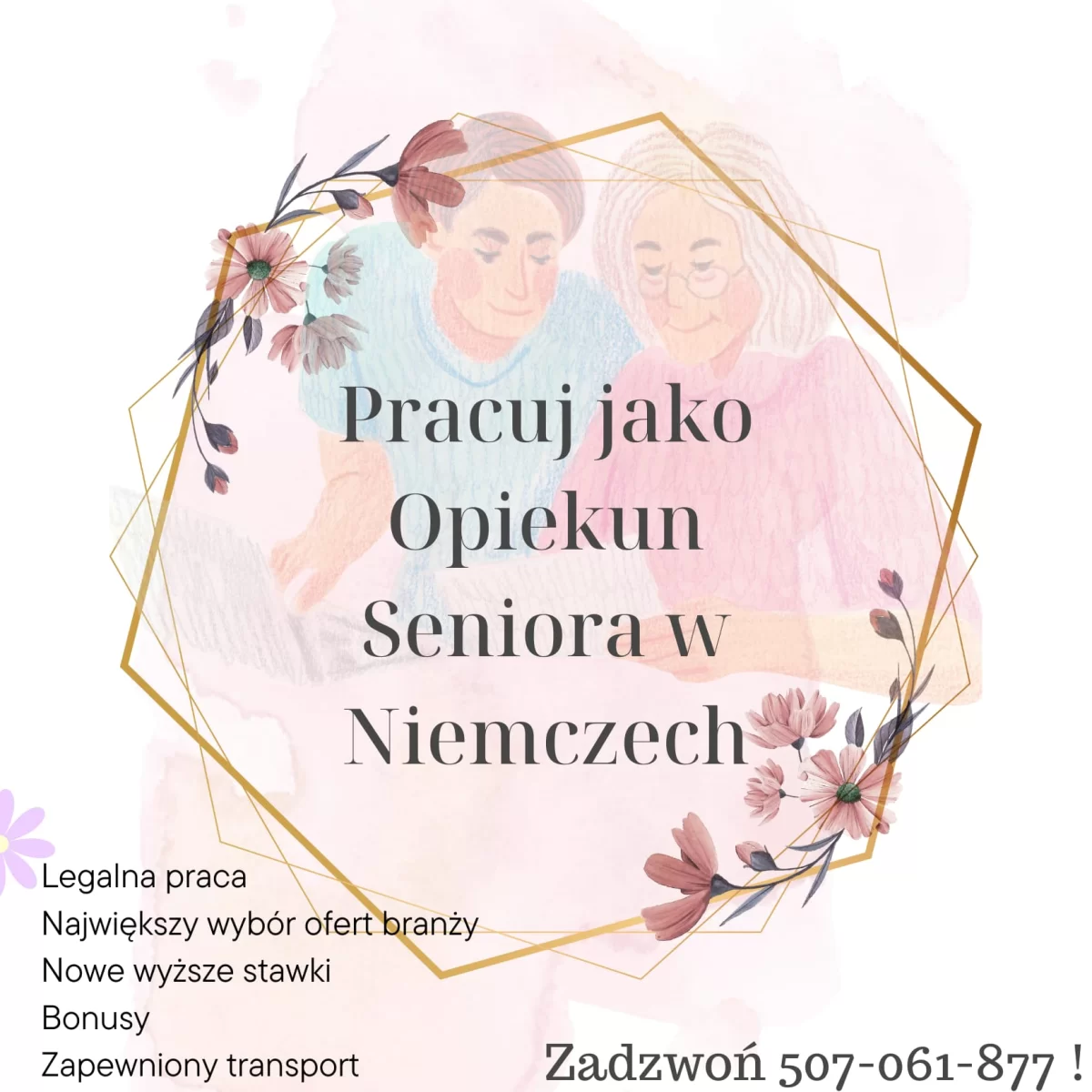 Wiosenne zlecenie dla Opiekuna Osoby Starszej w Niemczech !