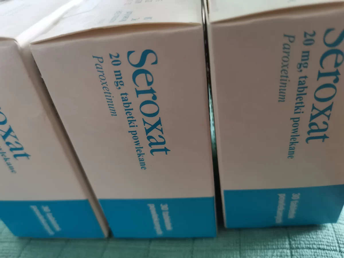 Seroxat 20mg odsprzedam 3 opakowania