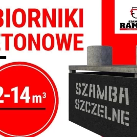 Zbiornik Betonowy Na Wodę Szambo Szamba Betonowe Piwnica Kanał Wykop