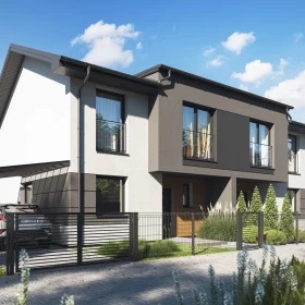 Dom bliźniak 95 m2 ogórdek 500m2 Wiskitno Kolumny/Ziemianska