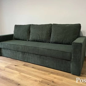 Kanapa Sofia. Wersalka, łóżko, sofa sztruksowa. Automat DL, Pojemnik!