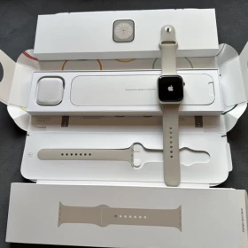 Apple Watch 8 GPS 45mm Starlight Gwarancja Idealny