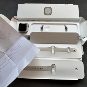 Apple Watch 8 GPS 45mm Starlight Gwarancja Idealny