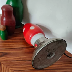 Lampa, lampka Grzybek, art deco, lata 30, PRL, vintage