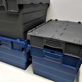 Pojemnik Kurierski Transportowy Magazynowy  Skrzynka Plastikowa Kuweta
