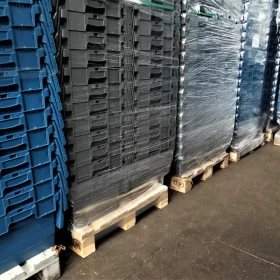 Pojemnik Kurierski Transportowy Magazynowy  Skrzynka Plastikowa Kuweta