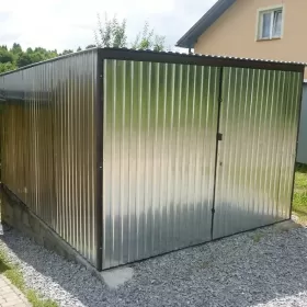 Garaż blaszany Blaszak WZMOCNIONY Garaże blaszane Blaszaki na budowę !