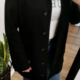 Marc O'Polo płaszcz wełniany damski czarny L/XL