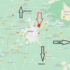 Wynajmę Budynek użytkowy 919mkw na działce 3000mkw Radom