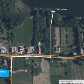 Działka na Mazurach - 300 metrów do plaży gminnej